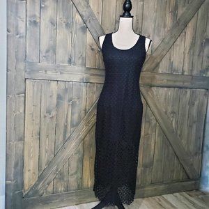 American Rag Black Lace Maxi Dress